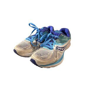 Saucony Ride Women's Running Shoes Size 9 Blue & Purple Mesh